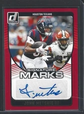 2024 Panini Donruss - Signature Marks #SM-JME John Metchie Red /5