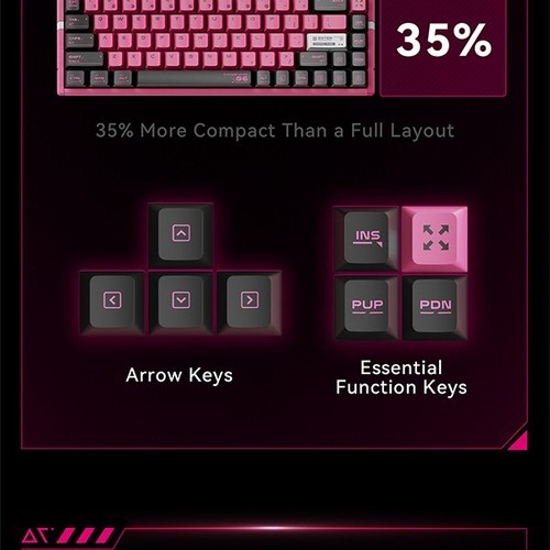 ATK RS6 Aluminum Hall Effect Keyboard – 68-Key Wireless Gaming Keyboard - Picture 18 of 32