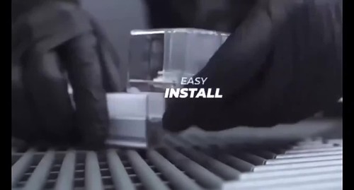 14X Hexagon LED Lampe Röhren Werkstatt Garage Wand Decken Leuchte Beleuchtung DE - Video 1 von 1