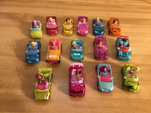 Polly pocket Polly Wheels (15) With Original Polly Dolls
