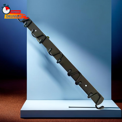 Coat Rack Wall Mounted with 5 Coat Hooks for Hanging, Metal Wall Coat Rack for H - Picture 7 of 12