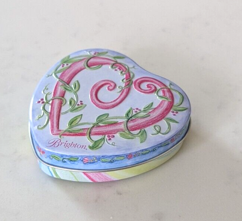 CAJA DE JOYAS DE ESTAÑO BRIGHTON Vines corazón rosa - Imagen 3 de 4