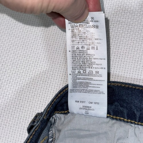 Levis 511 Jeans Youth 18 Reg 29X31 Slim Fit Blue Eco Performance Stretch NWT - Picture 15 of 21
