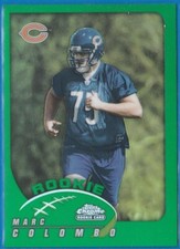 MARC COLOMBO 2002 TOPPS CHROME REFRACTORS RC