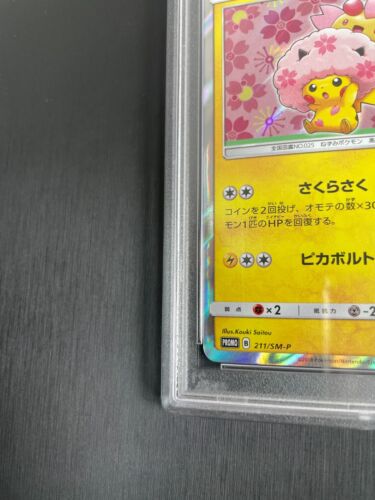 PSA 7 Pokemon Card Cherry Blossom Afro Pikachu 20240420b - Picture 3 of 10