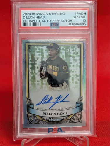 2024 Bowman Sterling Baseball Rookie Prospect Auto's (Pick-A-Player) New 11/14 - Picture 38 of 85