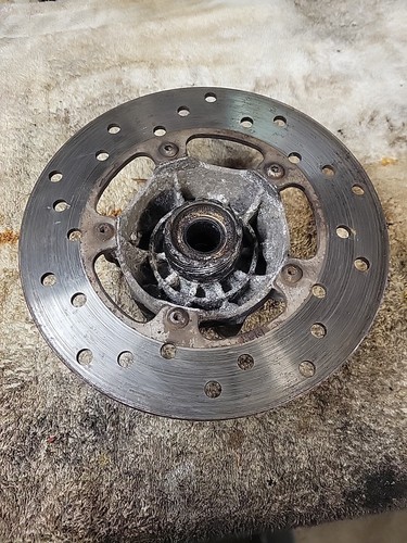 04 Vespa Piaggio Scooter ET4 150 ET4 / OEM FRONT WHEEL HUB WITH ROTOR - Picture 15 of 15