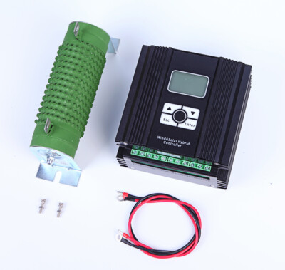 12V-24V MPPT Hybrid Laderegler 1000W Wind 600W Solar Ladung Booster Controller