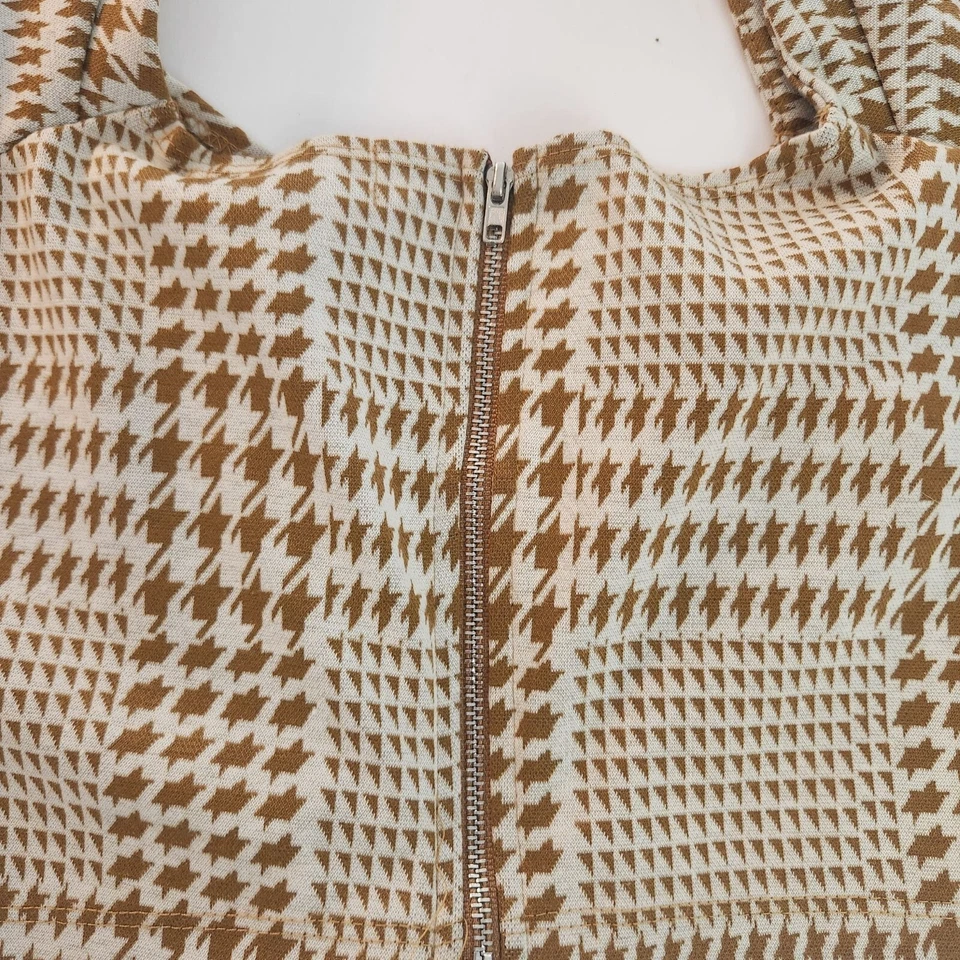 Top Altard State pata de gallo Crop Puff EE. UU. Talla S despistado Cher Josh de moda Y2K Foto 4 de 4