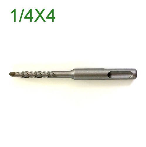 5er Set SDS PLUS 1/4"" Durchmesser 4"" lang Hartmetallspitze Hammer Bohrer Bit S - Bild 3 von 12