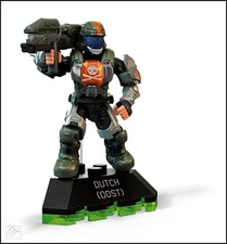 HALO ODST DUTCH HEROES SERIES 7 MEGA CONSTRUX BLOKS MINI FIGURE FMM76