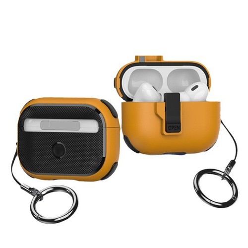 Earphone Skin Case Cover Protector Carabiner For Apple AirPods Pro 3rd/2nd/1st➳ - Photo 13 sur 23