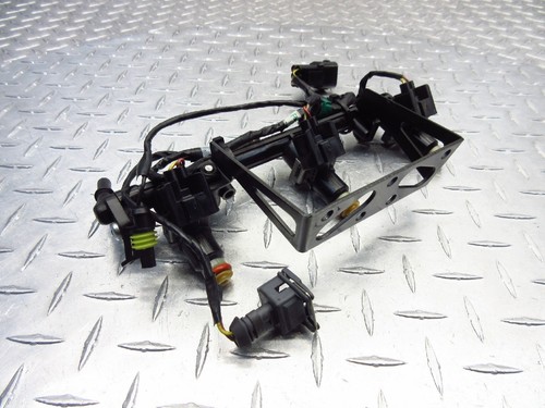2013 13-16 TRIUMPH SPEED TRIPLE R 1050 OEM FUEL INJECTORS JETS RAIL HARNESS SET - Imagen 3 de 11