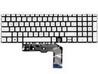 DE - Silber Tastatur keyboard mit Beleuchtung HP Envy 17-cg0710ng, 17-cg1300ng