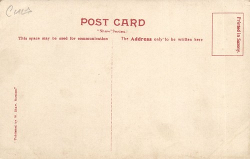 POSTAL VINTAGE ESCENAS SANDBACH CHESIRE INGLATERRA (u8721) - Imagen 2 de 2