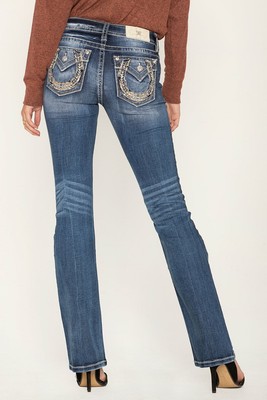 Miss Me Lucky Feeling Bootcut Jeans
