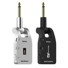 2.4GHZ Wireless Guitar System Rechargeable Lithium Battery Receiver Set for Bass