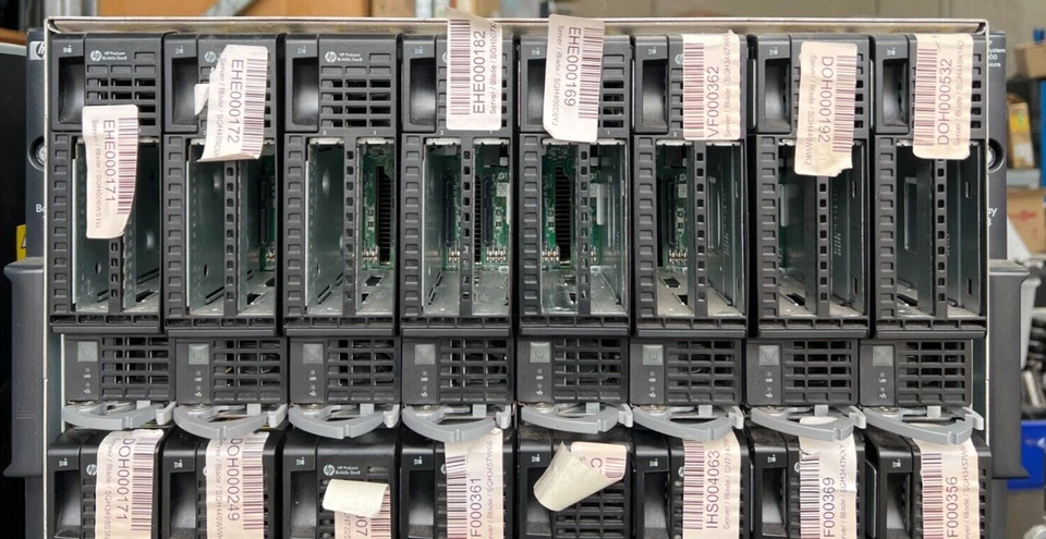 HP BladeSystem C7000 Enclosure | 16x BL460c G8 (Xeon E5-2680 v2/95 v2/37 v2/50) - Image 2 of 4