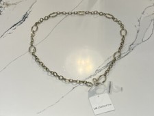 Liz Claiborne Women  s Chain Link Belt xl/xxl 46in Gold Color