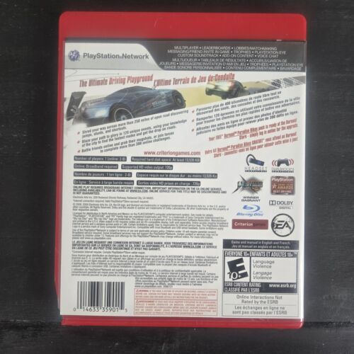 Burnout Paradise (Sony PlayStation 3 PS3 2008) Greatest Hits CIB GETESTET! - Bild 2 von 6