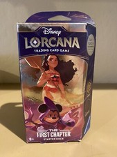 DISNEY Lorcana Starter Deck Amber & Amethyst The First Chapter Sealed NEW