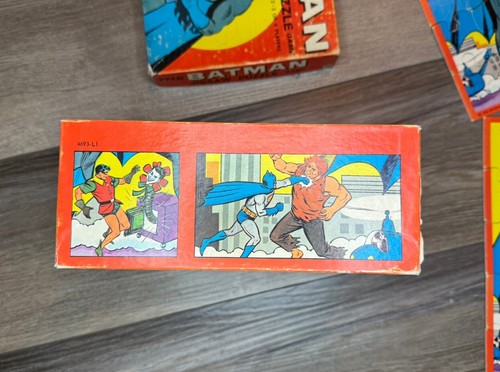 Vtg 1966 Milton Bradley The Batman Jigsaw Puzzle Game w Original Box COMPLETE - Picture 12 of 14