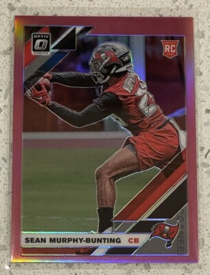 2019 Donruss Optic Pink Prizm RC Sean Murphy-Bunting #118 Tampa Bay Buccaneers