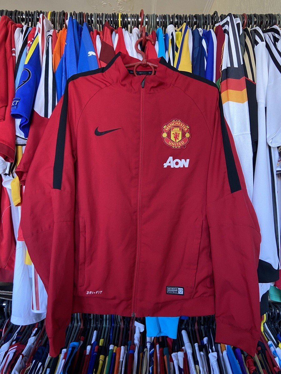 MANCHESTER UNITED 2014 2015 TRAINING WOVEN JACKET NIKE 610480-688