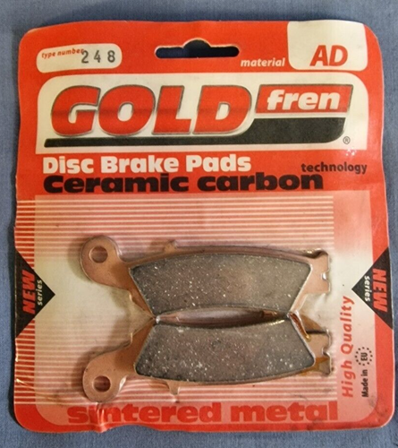 Gesinterte Scheibenbremsbeläge Yamaha YZ125 YZ250 YZF250 YZF450 WRF 250 450 EBC FA450R