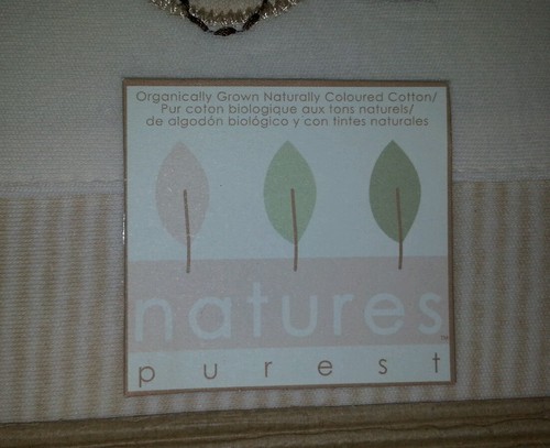 Natures Purest Organically Grown Cotton Teddy and Ele Curtain Valance 15  x  45 - Picture 7 of 7