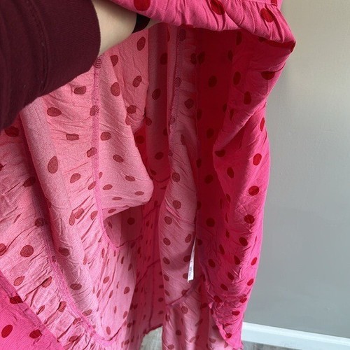 NWT City Chic Red Spot Party Maxi Dress Size 18 Polka Dot Valentines Day Tiered - Picture 14 of 16