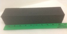 16 - BLACK FOAM PLANKS - 10.5" X 2" X 2" - POLYETHYLENE FOAM BLOCKS - PADDING
