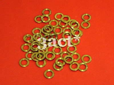 10pcs M8 Titanium Fit Brake, Stem, Bottle Cage, Shifter Ti Bolt Washer Blue