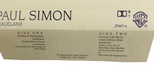 Paul Simon - Graceland Cassette Tape, 1986, Jazz, Rock, Funk/Soul, Pop, African - Picture 2 of 3