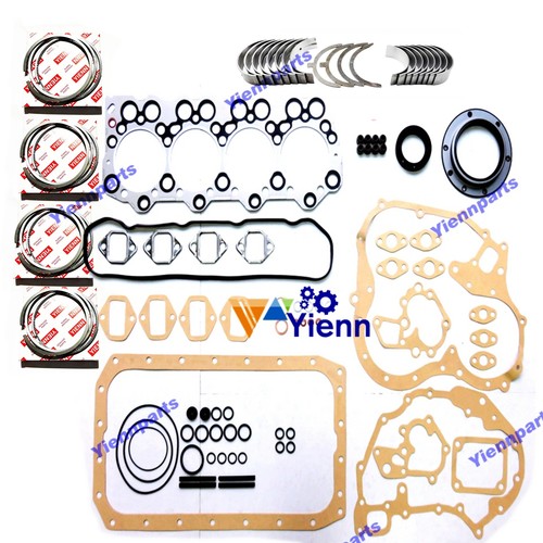 4D33 4D33T Overhaul Re-Ring Kit For Mitsubishi Fuso Canter FE537 FE637 FE647 - Picture 1 of 4