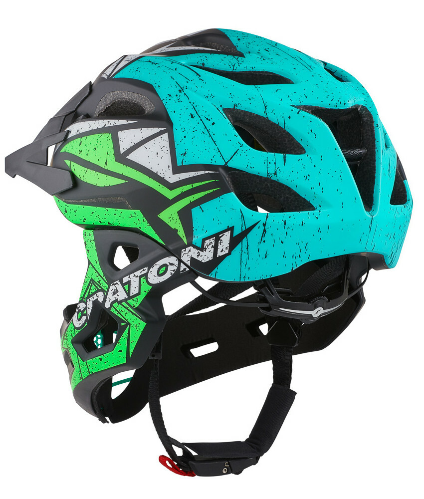 Cratoni CManiac Pro Fullface Downhill BMX Helm Fahrradhelm Kinnbügel