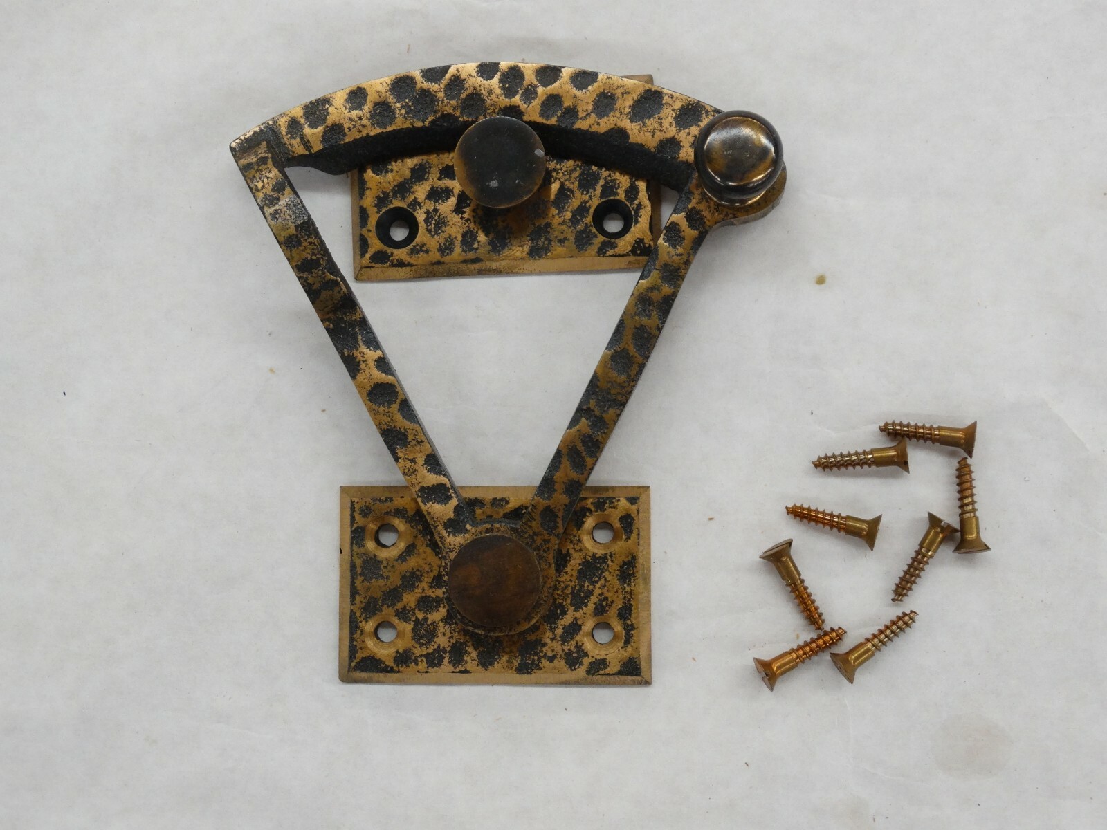 NOS Standard Bronze 3100 RH Hammered Satin Oxide Bronze Dutch Door