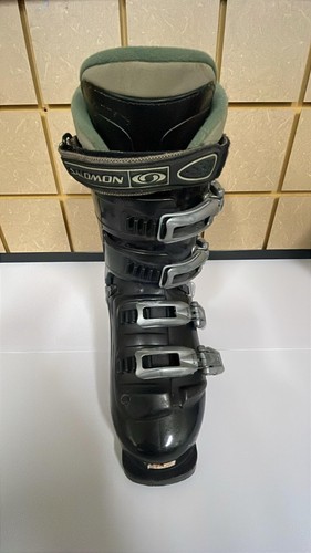 Salomon Evolution 7.0 Ski Boots Mens Size 25.0 Mondo UK 6 Black 4 Buckle Comfort - Picture 12 of 13