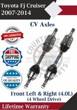 New OE Front CV Axles For 2007-2014 Toyota FJ Cruiser 4.0L 4WD Lifetime Warranty