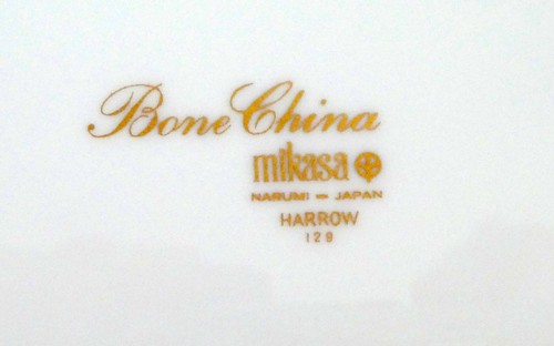 Mikasa HARROW Large SERVING PLATTER 17 1/8 Gold Encrusted Bone China Oval A1-129 - Picture 5 of 5
