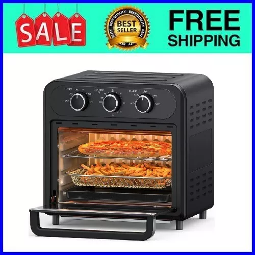 TaoTronics Air Fryer, 1700W 14.8 Quart, 5 in 1 Toaster Oven Countertop
