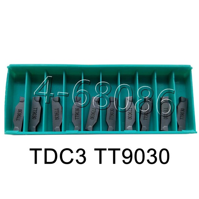 10pcs TDC2 TT9030 2mm groove cutting inserts carbide insert for steel parts