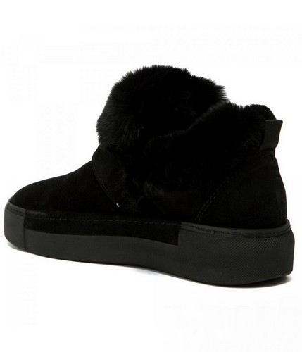 VIC MATIE Zapatillas de Cuero Gamuza 39 EE. UU. 9 Forro de Piel de Conejo Negras Hechas en Italia - Imagen 4 de 12