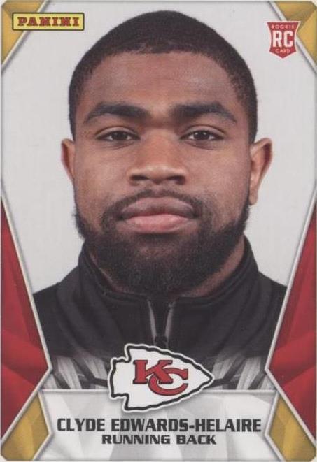 2020 Panini NFL Sticker & Card Collection Clyde Edwards-Helaire #82 - 1 of 2