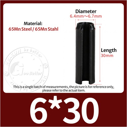 Ø 1,5mm bis 12mm Schlitz Spannstifte Spannhülsen 65 Manganstahl DIN 1481 - Bild 115 von 164