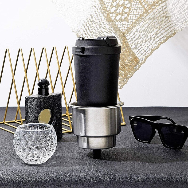 2 Pieces Stainless Steel Cup Drink Holder Boat Cup Drink Holder with for Ma F6B3 - Picture 7 of 7