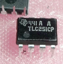 TLC251CP LinCMOSE PROGRAMMABLE LOW-POWER OPERATIONAL AMPLIFIERS DIP8