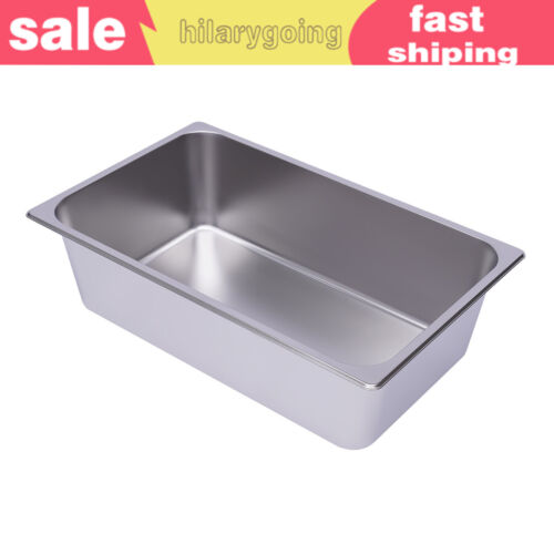 6 Pack Steam Table Pans Full Size 6In Deep Stainless Steel Catering Buffet Pan - Picture 3 of 11