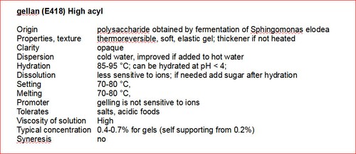 50g Gellan Gum Low Acyl + 50g Gellan Gum High Acyl - Food grade , Vegan - Picture 3 of 3