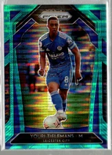 2020-21 Prizm English Premier Lea Breakaway Prizms Teal #127 Youri Tielemans /49